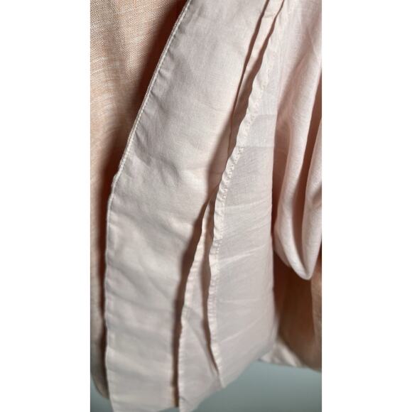 Banana Republic‎ Linen Kenza Mini Dress Babydoll Pink Size 6 Sundress NEW - Picture 13 of 14